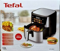 تصویر سرخ کن تفال مدل ۸۰۰۲ ۱۲ لیتری دو المنت صفحه رنگی