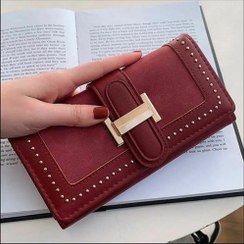 تصویر کیف پول چرم زنانه 