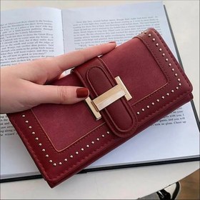 تصویر کیف پول چرم زنانه 