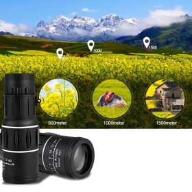 تصویر دوربین شکاری تک چشمی مسافرتی همراه کوهنوردی DORBIN 350 