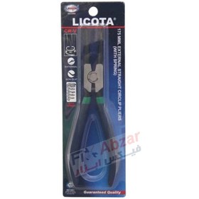 تصویر انبر خار جمع کن سر کج لیکوتا مدل APT-38007 LICOTA CIRCLIP PLIERS Model APT-38007