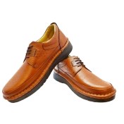 تصویر کفش چرم راحتی کلارک اصل تبریز رنگ عسلی 