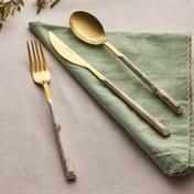 تصویر سرویس قاشق و چنگال طلایی 6 نفره آرته 18 پارچه کاراجا Karaca 