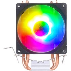 تصویر فن خنک کننده CPU گرین Green NOTUS 95-RGB Green NOTUS 95-RGB CPU Cooler