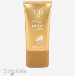 تصویر کرم ضد آفتاب ژوت SPF50 بژ روشن - ب Sunscreen SPF50 Cream Jute