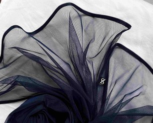 تصویر شال توری ساده زنانه 