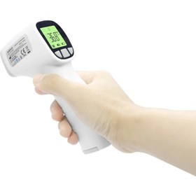 تصویر تب سنج دیجیتال غیر تماسی جامپر مدل FR202 Non-contact digital thermometer-jumper FR202