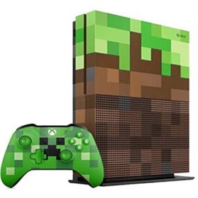 تصویر کنسول بازی مایکروسافت مدل Xbox One S Minecraft Limited Edition 
