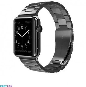تصویر بند فلزی ساعت اپل واچ 7 Apple Watch 7 41mm مدل 3Bead ا Metal 3Bead Strap For Apple Watch 7 41mm Metal 3Bead Strap For Apple Watch 7 41mm