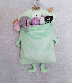 تصویر نظم دهنده اتاق کودک طرح هیولا - ارسال رایگان monster-theme plush toy storage bags