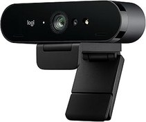 تصویر Logitech Brio Ultra HD وب کم برای کنفرانس ویدیویی ، ضبط و پخش - سیاه Logitech BRIO Ultra HD Webcam for Video Conferencing, Recording, and Streaming - Black