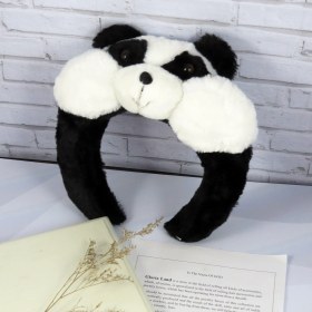 تصویر تل مو زنانه مدل عروسکی طرح پاندا کد G_Lnd_481 