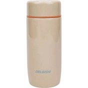 تصویر مینی تراول ماگ استیل DELEISHI ظرفیت 200 میلی‌لیتر – سبک، شیک و ضدنشت 