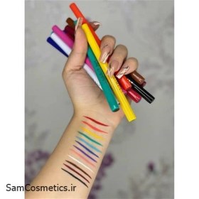 تصویر خط چشم ماژیکی هندیان Handaiyan Colored Eyeliner Marker Pack