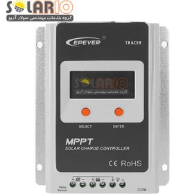 تصویر شارژکنترلر 10 آمپر MPPT برند EPEVER مدل TRACER1210A 