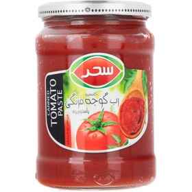 تصویر کنسرو رب گوجه فرنگی شیشه سحر 680 گرم 