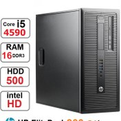 تصویر کامپیوتر دسکتاپ اچ‌پی EliteDesk 800 G1 رم ۱۶ گیگابایت پردازنده Core i5 ظرفیت ۵۰۰ گیگابایت 