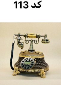 تصویر تلفن رومیزی سلطنتی - سفید 