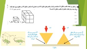 تصویر حل تست ورودی نمونه وتیزهوشان . سوال پرتکرار فشار 