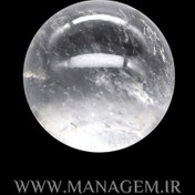 تصویر گوی کوارتز شفاف 