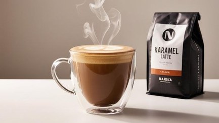 تصویر چای لاته کاراملی/چای لاته/لاته کارامل(عمده 