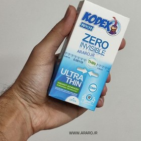 تصویر کاندوم کدکس مدل Zero Invisible بسته ۳ عددی 