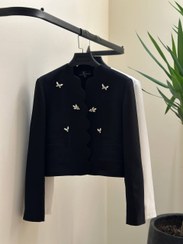 تصویر كراپ كت مجلسى سفید 