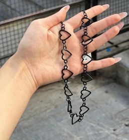 تصویر گردنبند چوکر قلبی 