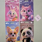 تصویر زیپ کیپ حیوانات بامزه 406 Funny animal zip-up cape