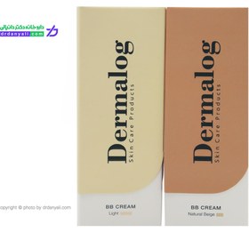 تصویر کرم پودر BB درمالوگ مدل نچرال بژ حجم30میلی لیتر Dermalog BB powder cream, natural beige model, 30 ml