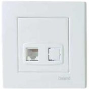 تصویر سوکت تلفن (دو خط) | مدل آسا دلند Telephone Socket