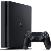 تصویر کنسول بازی سونی استوک PS4 Slim | حافظه 500 گیگابایت بدون دسته PlayStation 4 Slim 500 GB Stock without controller