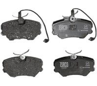 تصویر لنت ترمز جلو 206 تیپ 5 و رانا 1620104498 شرکتی ایساکو isaco اصل 