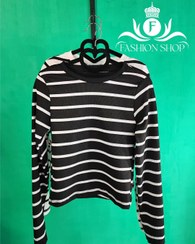 تصویر بلوز راه راه آستین بلند 