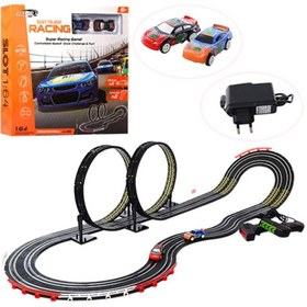 تصویر اسباب بازی ریسینگ کنترلی برقی دو حلقه RACING TRACK jj352 