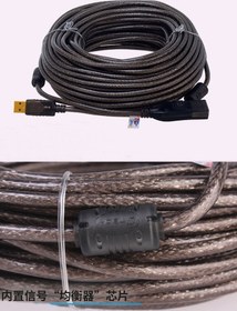 تصویر افزایش طول 25 متری USB دیتک مدل DTECH DT-5042 USB Extension Cable 25 Meter 