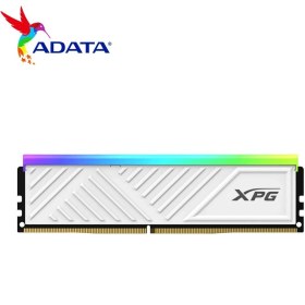 تصویر رم 16 گیگ DDR4 3600 ای دیتا ایکس پی جی مدل RGB WHITE 