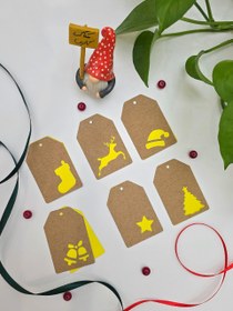 تصویر تگ کرافت کریسمسی 