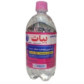 تصویر تینر فوری لوساید ممتاز بیات مدل 20000 حجم 1 لیتر 