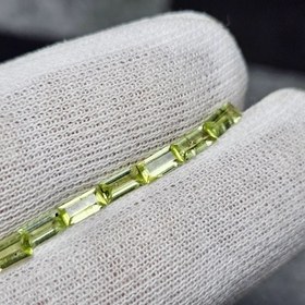 تصویر پک 8 عددی نگین سنگ زبرجد معدنی کد 36498 