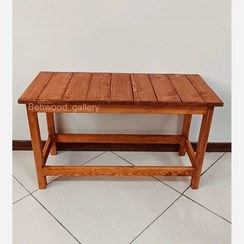 تصویر نیمکت چوبی 