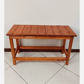 تصویر نیمکت چوبی 