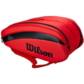 تصویر ساک تنیس ویلسون | Federer DNA 12 Pack Bag Infrared 