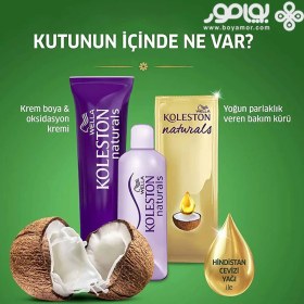 تصویر کیت رنگ موی ولا مدل کلستون نچرالز شماره 7.3 رنگ بلوند کاراملی WELLA KOLESTON NATURALS 7.3 KARAMEL KUMRAL