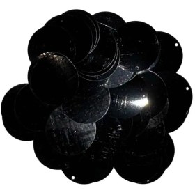 تصویر پولک سکه ای بسته 100 گرمی سایز 15 Multi Size Sequin Milky Flat Round Sequins 15