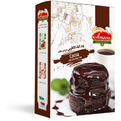 تصویر پودر کیک کاکائو با روکش شکلات آمون 540گرمی 