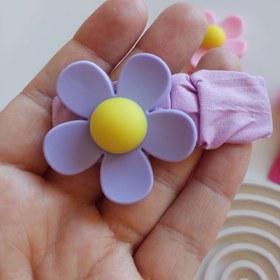 تصویر گیره تق تقی طرح گل 