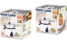 تصویر پلوپز 1.8 لیتر نیولند مدل NL269818 Rice Cooker 1.5 lit NEW LAND Model 269818