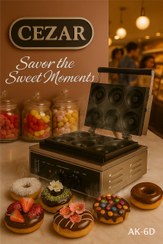 تصویر دونات‌ساز ۶تایی سزار (CEZAR) 