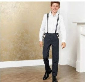 تصویر شلوار پسرانه ساسبندار:6 تا 12 سال - 12 تا 13 سال Sasbandar boys pants: 6 to 12 years